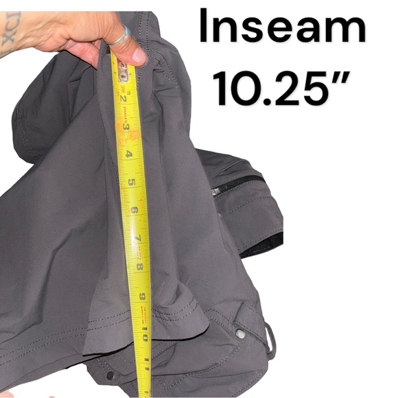 Truewerk Mens 38 Shorts T1 Werk Shorts Tech Stretch 10.5” Inseam Zip Pocket Gray - Picture 4 of 16